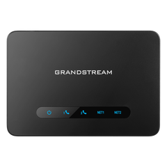 Adaptador de Teléfono Analógico ATA 2 Puertos FXS (Conectar Teléfono Análogo) con Router NAT Gigabit / Compatible SIP / Cifrado AES Reforzado / Calidad de Voz HD / Soporta Fax T.38 / Router NAT Alto Rendimiento