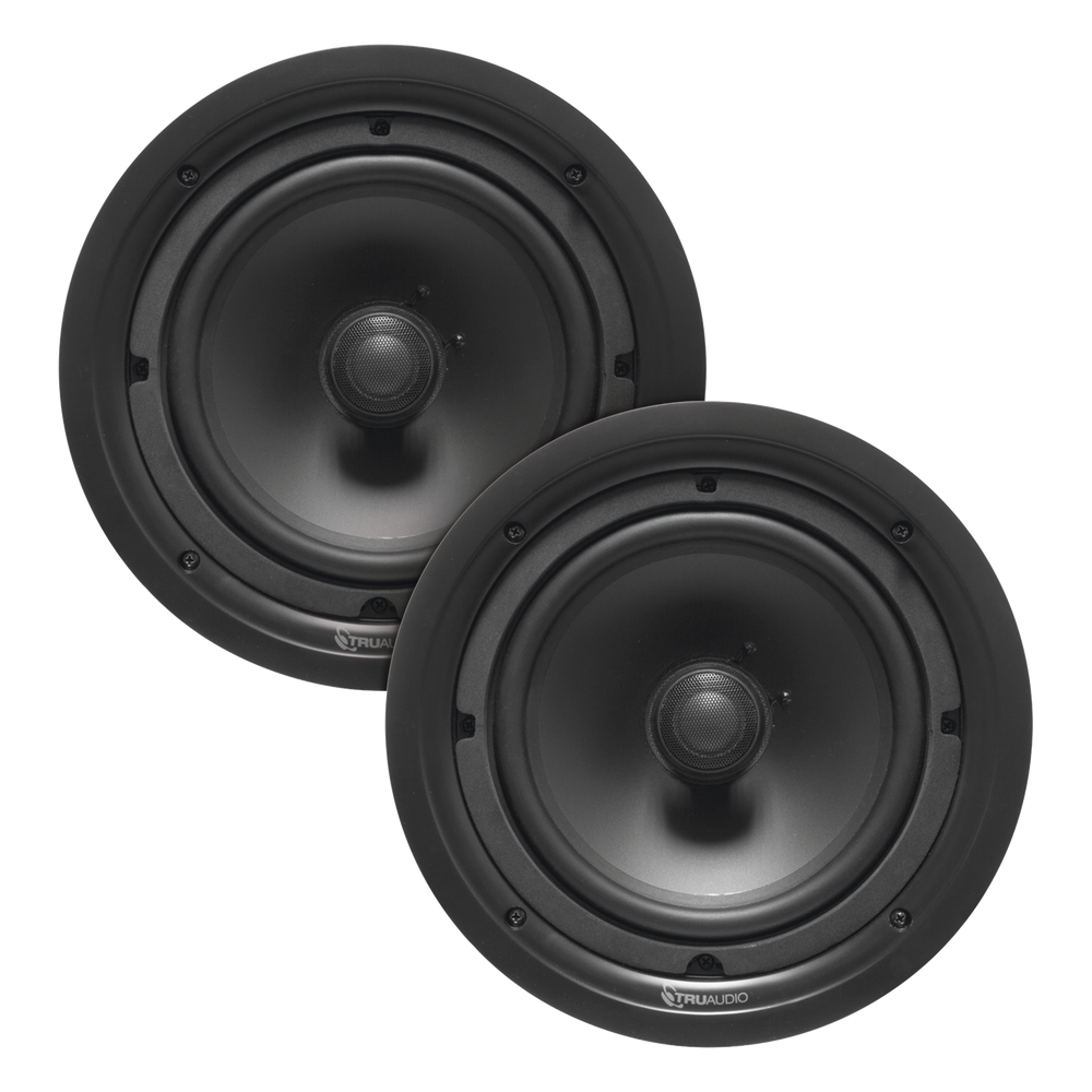 Par de altavoces de techo de 2 vías | woofer de 8in | 120 watts | 8 Ohms