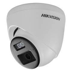[Audio Bidireccional + Dual Light + ColorVu] Turret TURBOHD 2 Megapixel (1080p) / Lente 2.8 mm / 40 mts IR EXIR + 40 mts Luz Blanca / Micrófono y Bocina Integrado / Exterior IP67 / dWDR