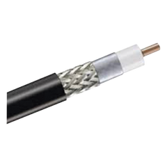 Carrete de 305 Metros (1000 Pies) de Cable Coaxial Tipo RG-8 50 Ohms C/Conductor de Aluminio Recubierto de Cobre EstaÑado y Malla D/ de Aluminio Recubierto Cobre EstaÑado