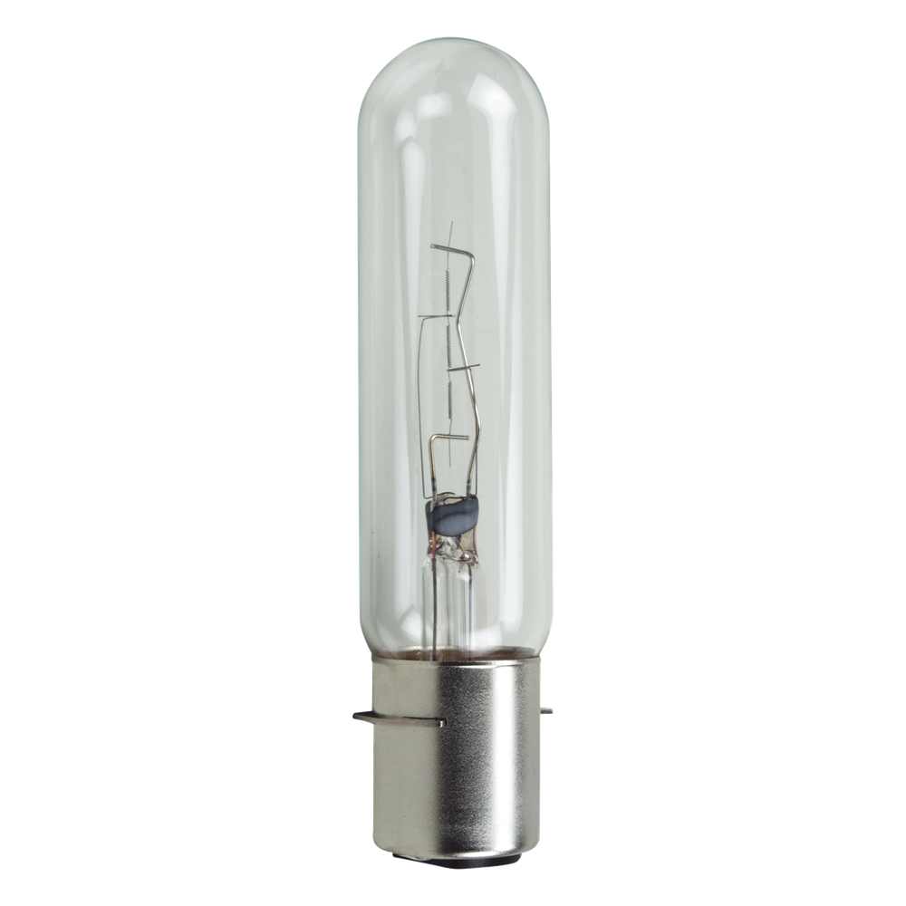 Bombilla de preenfoque transparente de 24 Vcd de tamaño mediano