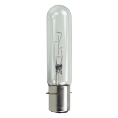 Bombilla de preenfoque transparente de 24 Vcd de tamaño mediano