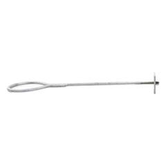 Ancla de Losa o Pared de 63-65 cm. de 13 cm diámetro de argolla Galvanizado por Inmersión.
