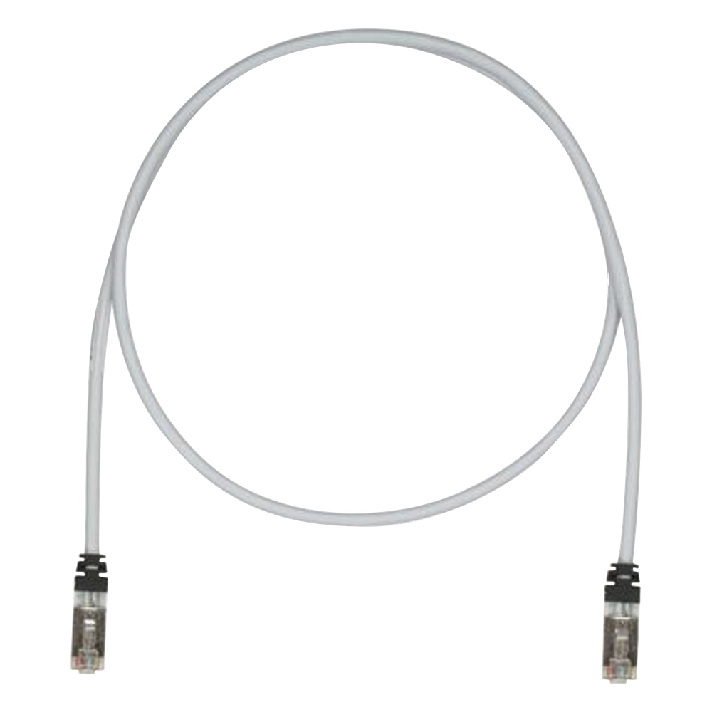 Patch Cord Cat6A, Blindado S/FTP, CM/LS0H, 4.57 Metros (15 Pies), Color Gris