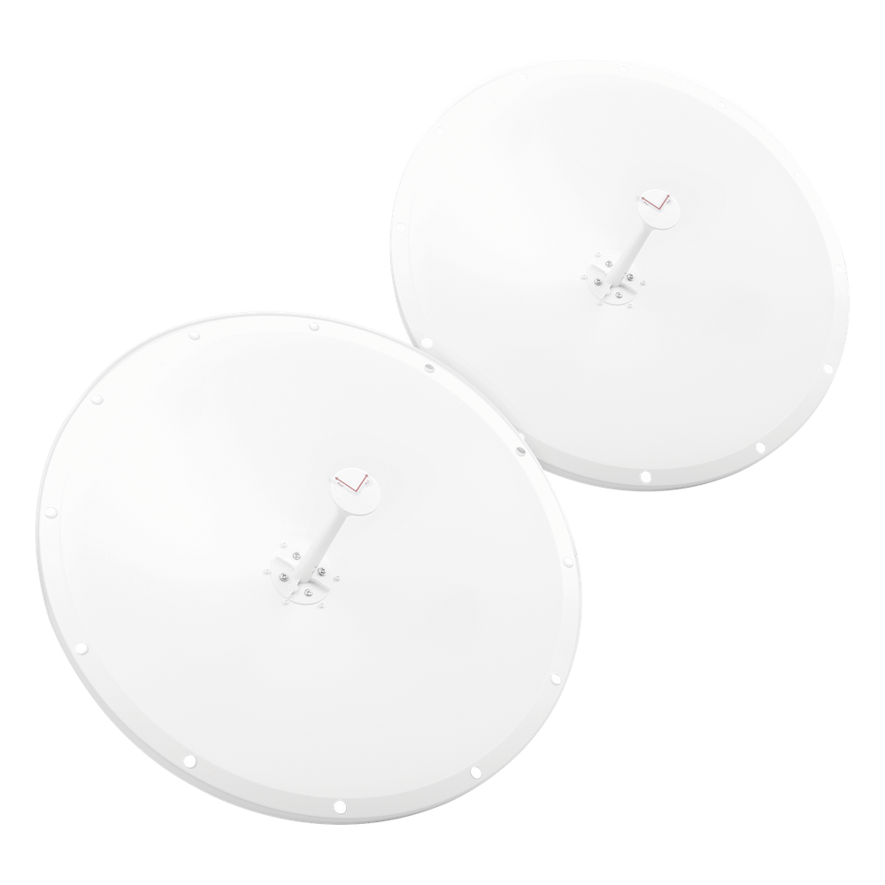 Antena Parabólica de Frecuencia Extendida, 4.8 - 6.5 GHz, 28 dBi, Conectores SMA-Macho Inverso