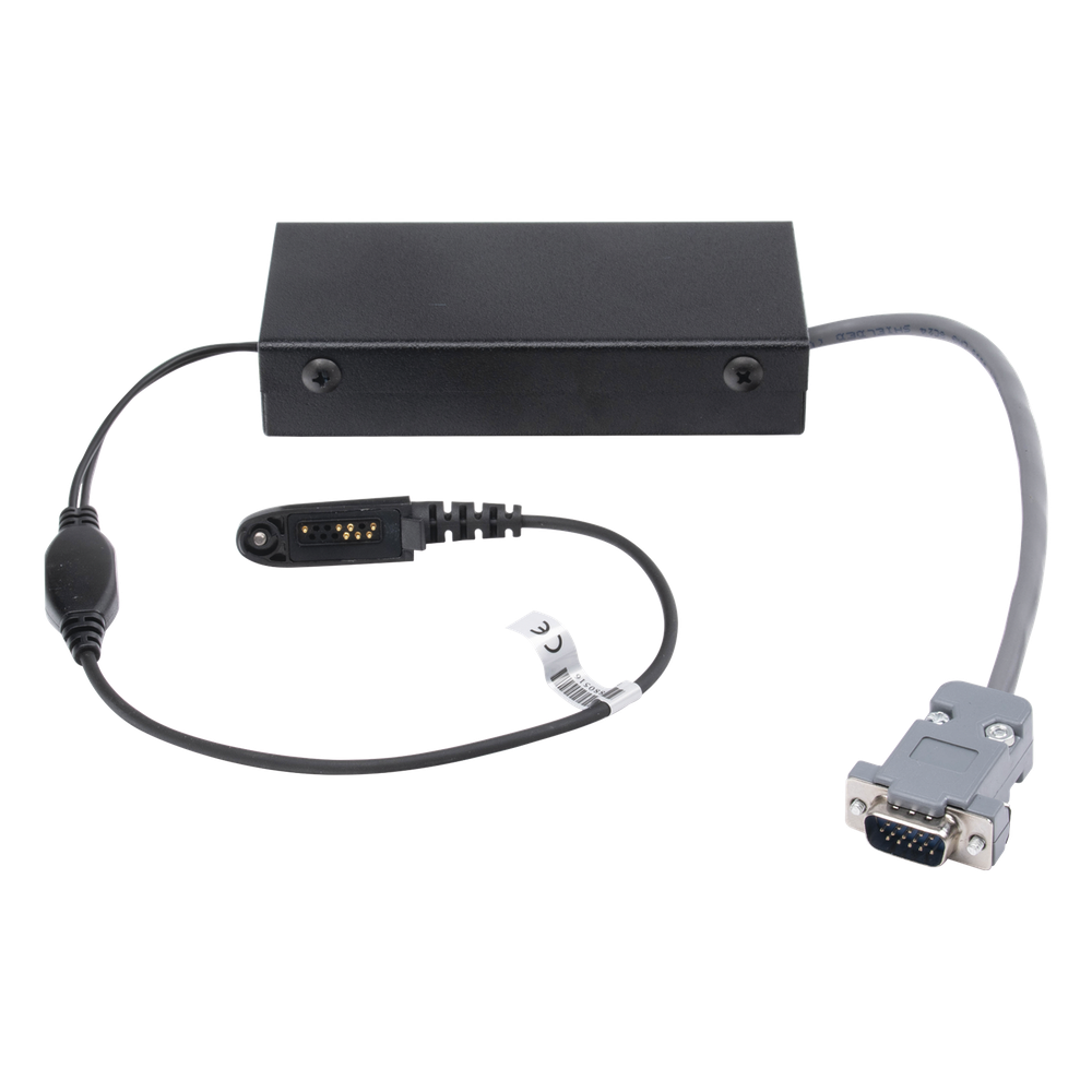 Interfaz de conexión para radio Kenwood y sistemas PoC / Compatible con radio TE320 / Gabinete metálico / Conector DB15