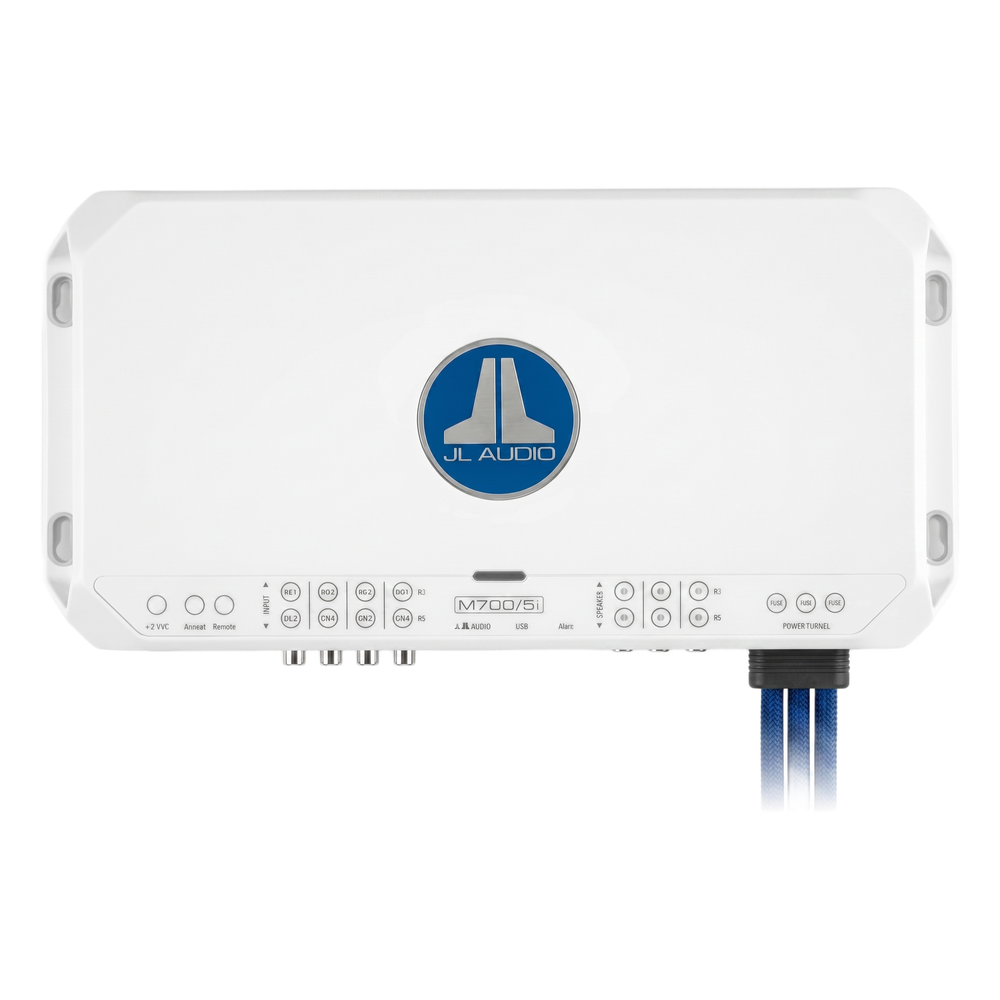 JL Audio MVi / Amplificador Marino 5 Canales / 700 Watts RMS / Clase D / DSP Integrado / MV700/5i
