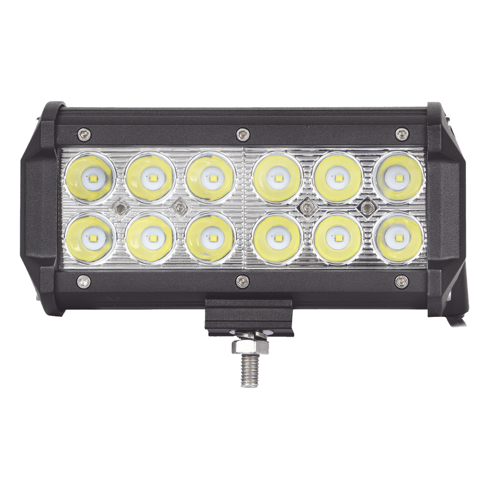Barra de Luz de 12 LED, 1500 Lúmenes, 18 watts, 10-30 Vcc, IP67, 6.5 pulgadas