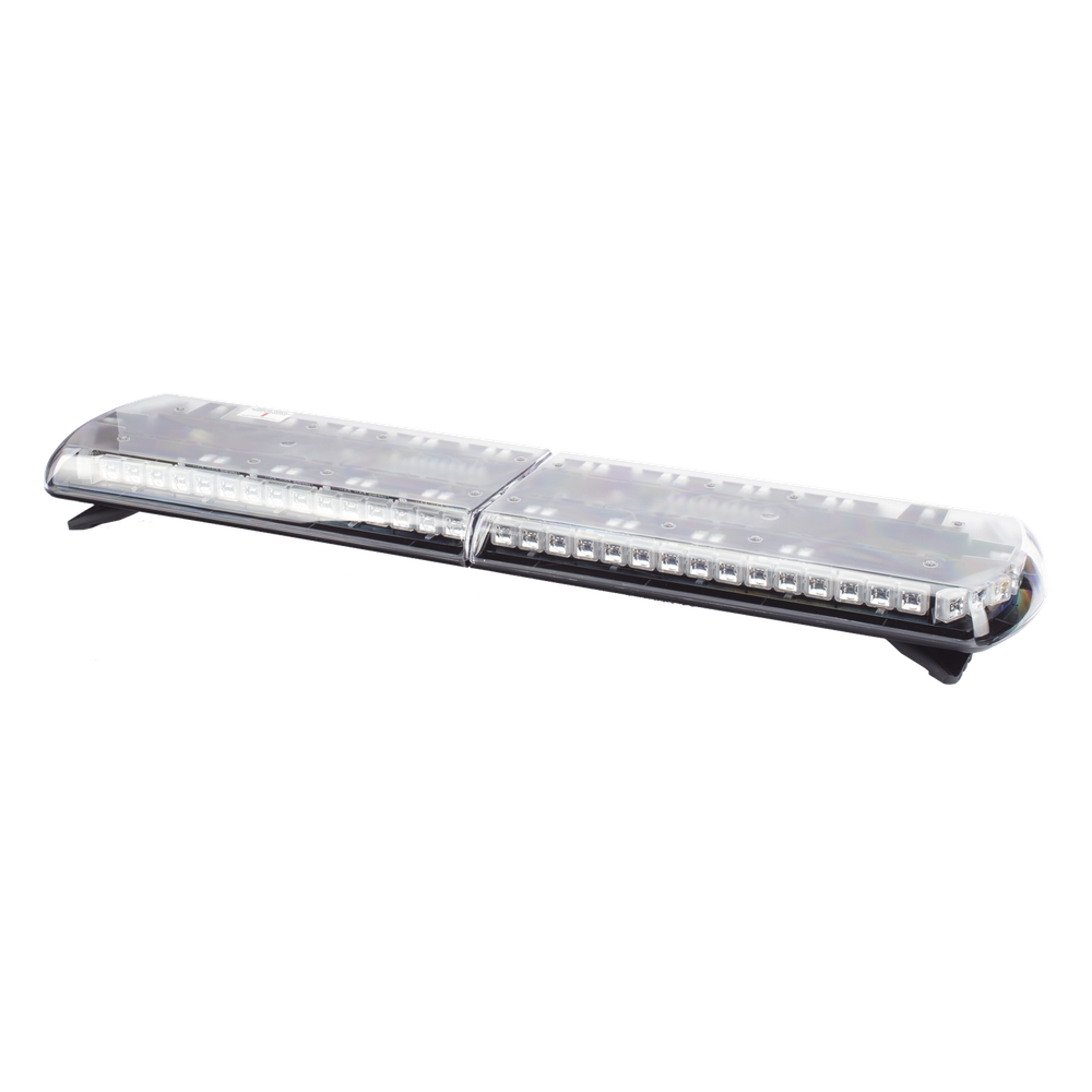 Barra de Luces de 130 LED, Serie 12 , Dual Color Frontal: Rojo/Azul/Blanco, Trasero: Rojo/Azul Ambar, 48 Pulgadas