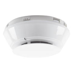 Detector de humo fotoeléctrico direccionable FlashScan, sensibilidad preajustada 1.5%, para lazo SLC de 2 hilos, color blanco