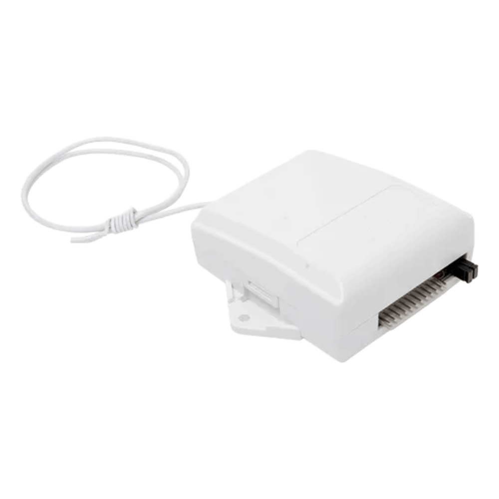Receptor universal de 433 MHz con 2 salidas de relevador para controles CEREMLXB, compatible con paneles de alarma de varias marcas