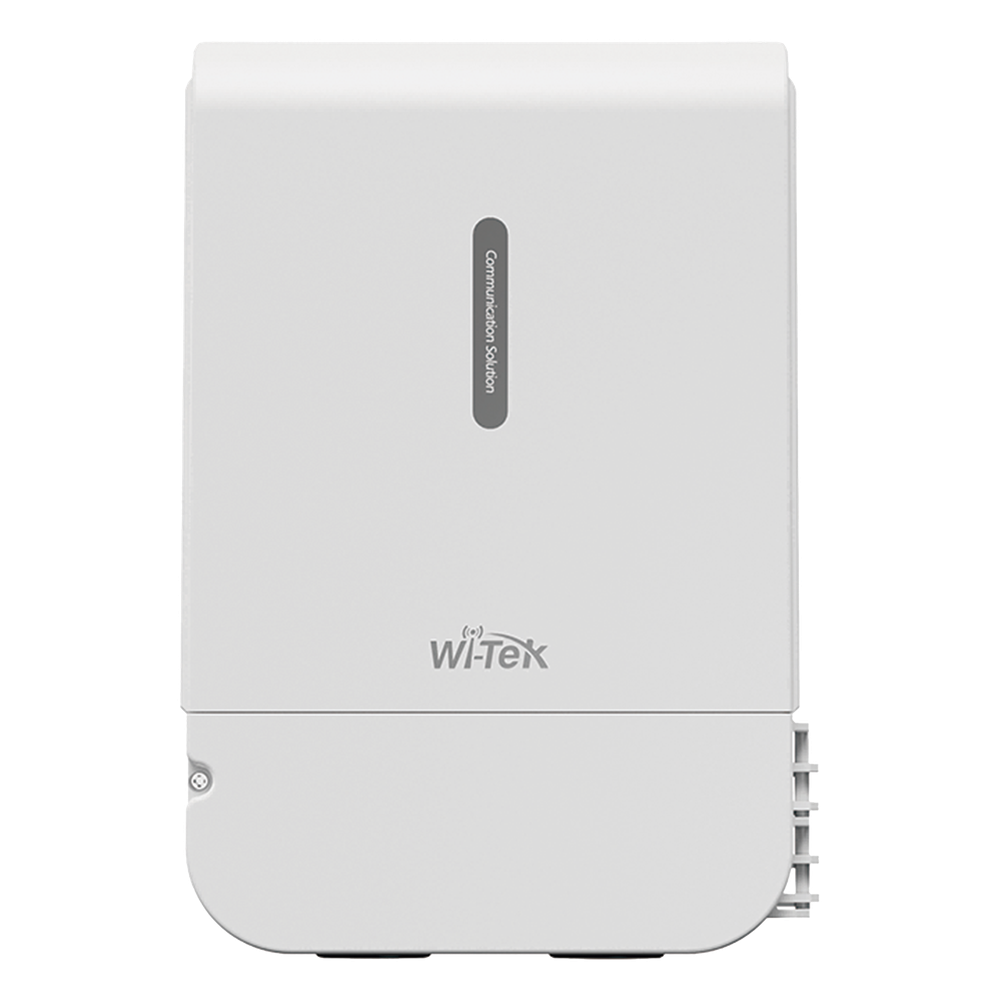 Switch PoE para exterior / Administración en la nube / Con 4 puertos 10/100 Mbps PoE af/at / 2 Puertos Uplink 10/100 MBPS /  Presupuesto 60 W / PoE hasta 250 metros / Soporta protocolo ONVIF