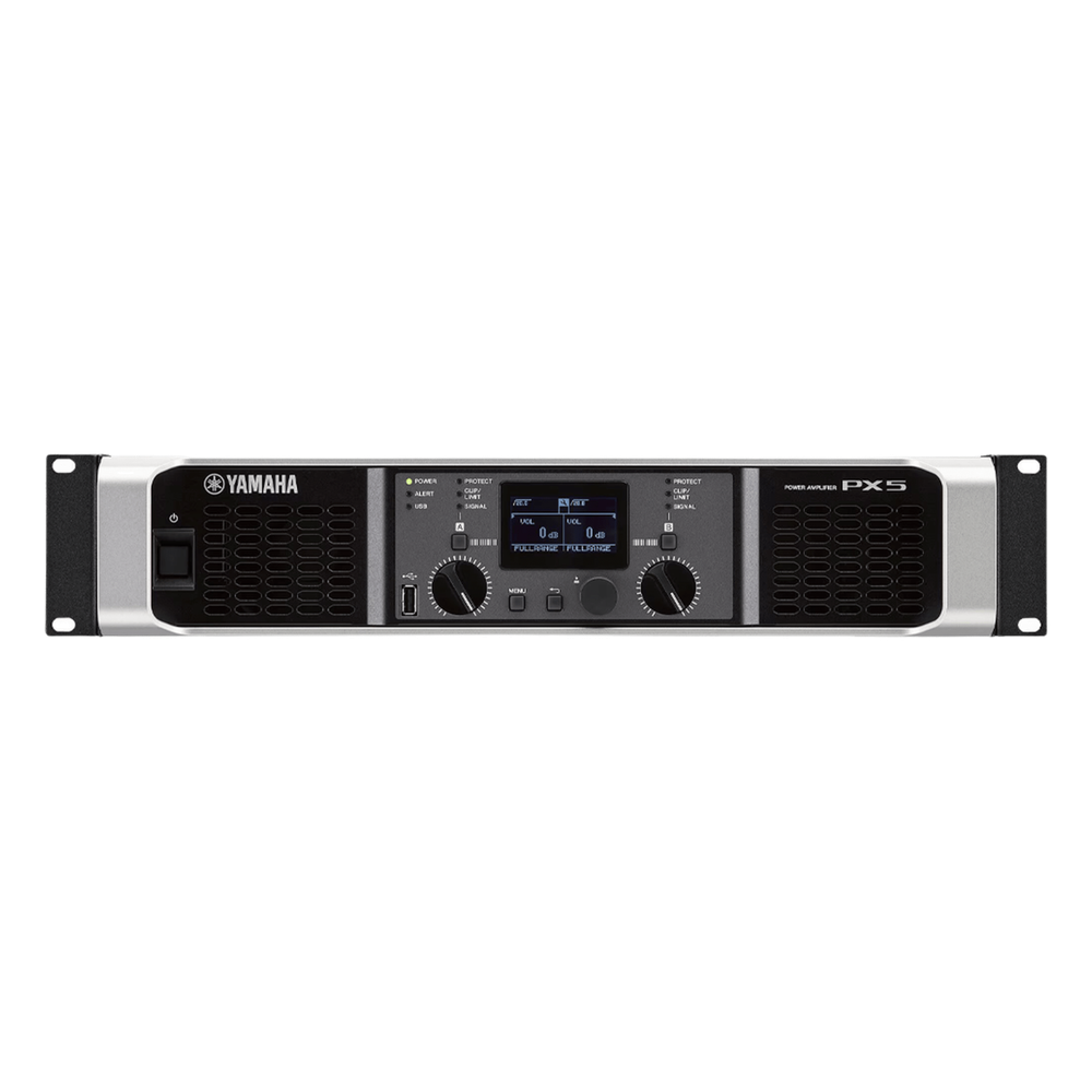 Amplificador de audio Clase D | 500 W x 2 a 8&Omega; | 800 W x 2 a 4&Omega;. | Baja Impedancia | Procesamiento Inteligente