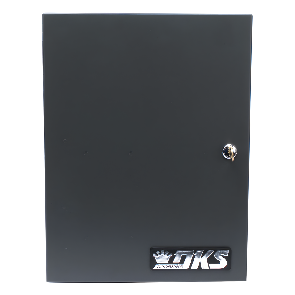 Cuadro de Mando Para Operadores Abatibles Doorking 6006-380 / Soporta Respaldo de Baterias
