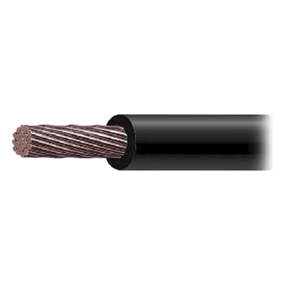 Cable THW-LS / Calibre 2/0 AWG / 19 Hilos / Color Negro / Bobina 100 m (328 ft)