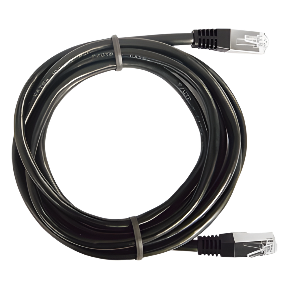 Cable de Parcheo FTP Cat6 - 0.5 Metros (1.64 Pies) - Negro
