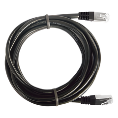 Cable de Parcheo FTP Cat6 - 0.5 Metros (1.64 Pies) - Negro