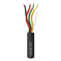 Carrete de Cable 305 Metros (1000 Pies) / 4x18 AWG / Cable Direct Burial / Para Uso en Intemperie / Uso en Aplicaciones en Sistemas de Detección de Incendio, Sistemas de Evacuación, Control de Acceso