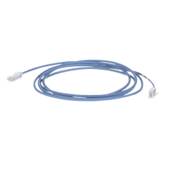 Cable de Parcheo TX6, UTP Cat6, Diámetro Reducido (28AWG), Color Azul, 39.62 Metros (130 Pies)