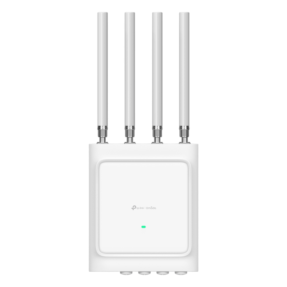Punto de Acceso Wi-Fi 6 AX3600 Indoor/Outdoor / 3.6 Gbps (1148 Mbps 2.4 GHz + 2402 Mbps 5 GHz) / 1x 10G SFP+ + 1x 2.5G PoE-In + 1x Gigabit PoE-Out / Hasta 1000+ Clientes / IP68 / Protección Rayos 6 kV / Bluetooth / Gestión Cloud