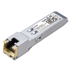 Transceptor mini-GBIC SFP+ RJ45 / Admite 10GBASE-T, 5GBASE-T, 2.5GBASE-T, 1000BASE-T y 100BASE-TX /  Distancia Hasta 30 metros / Conector RJ45 (10G)