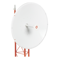 Antena direccional de 3ft, 4.9 a 6.5 GHz, Ganancia 34 dBi, Conectores N-hembra, Polarización doble, incluye montaje para torre o mástil