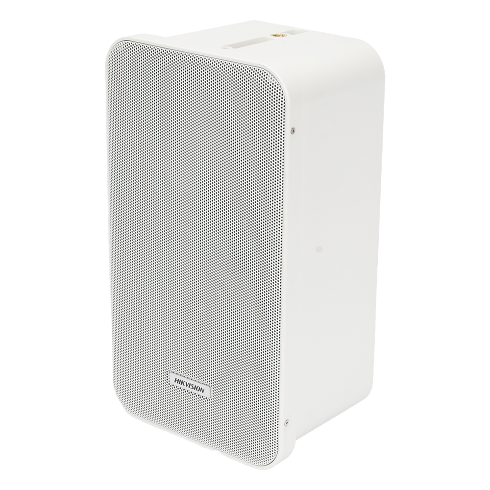 Altavoz Tipo Columna | 20 Watts | 100 V | Rejilla de Metal | Color Blanco | Montaje en L | Exterior IP66