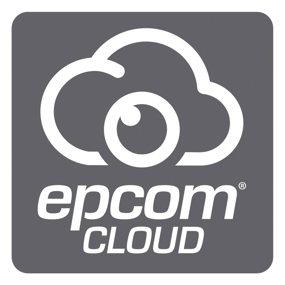 Suscripción Anual Epcom Cloud / Grabación en la nube para 1 canal de video a 8MP con 40 días de retención / Grabación continua