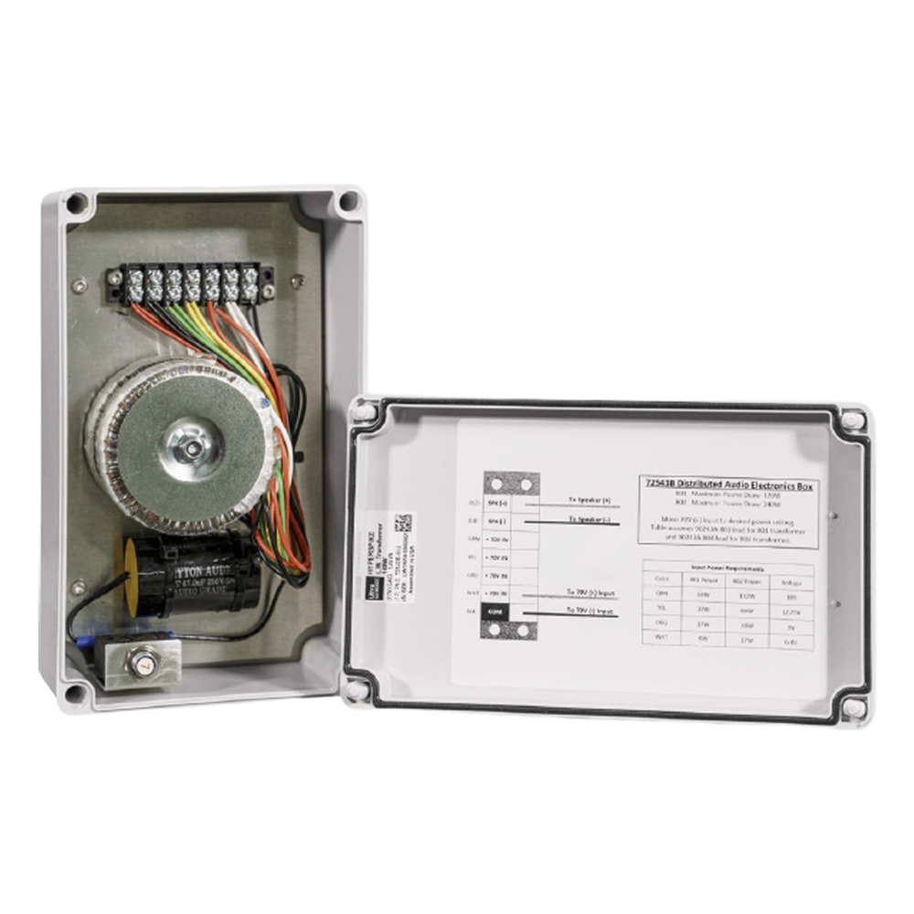 Transformador para serie de bocinas LineWave 70 - 100 VDC