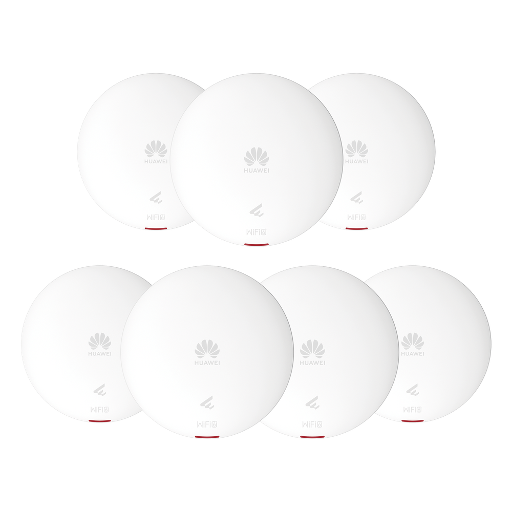 Kit de 7 - Punto de Acceso Wi-Fi 6 /  1.775 Gbps / MU-MIMO 2x2:2 (2.4GHz y 5GHz) / Smart Antenna 20% más cobertura / Instalación en techo y pared / Seguridad WP3 / Con Administración Gratuita desde la Nube
