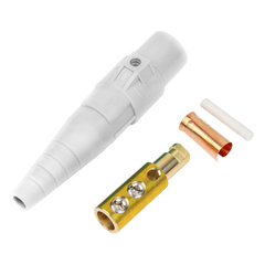 Conector Macho Camlock / 400 Amperes / 600V AC / Sección Cable 50-95 mm² / Abrazadera Compresión / Plástico Ingeniería / Múltiples Colores