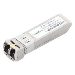 Transceptor Óptico SFP+ (Mini-Gbic) / Monomodo 1550 nm / 10 Gbps / 10GBASE-ZR / Conectores LC/UPC Dúplex / DDM / Hasta 80 km