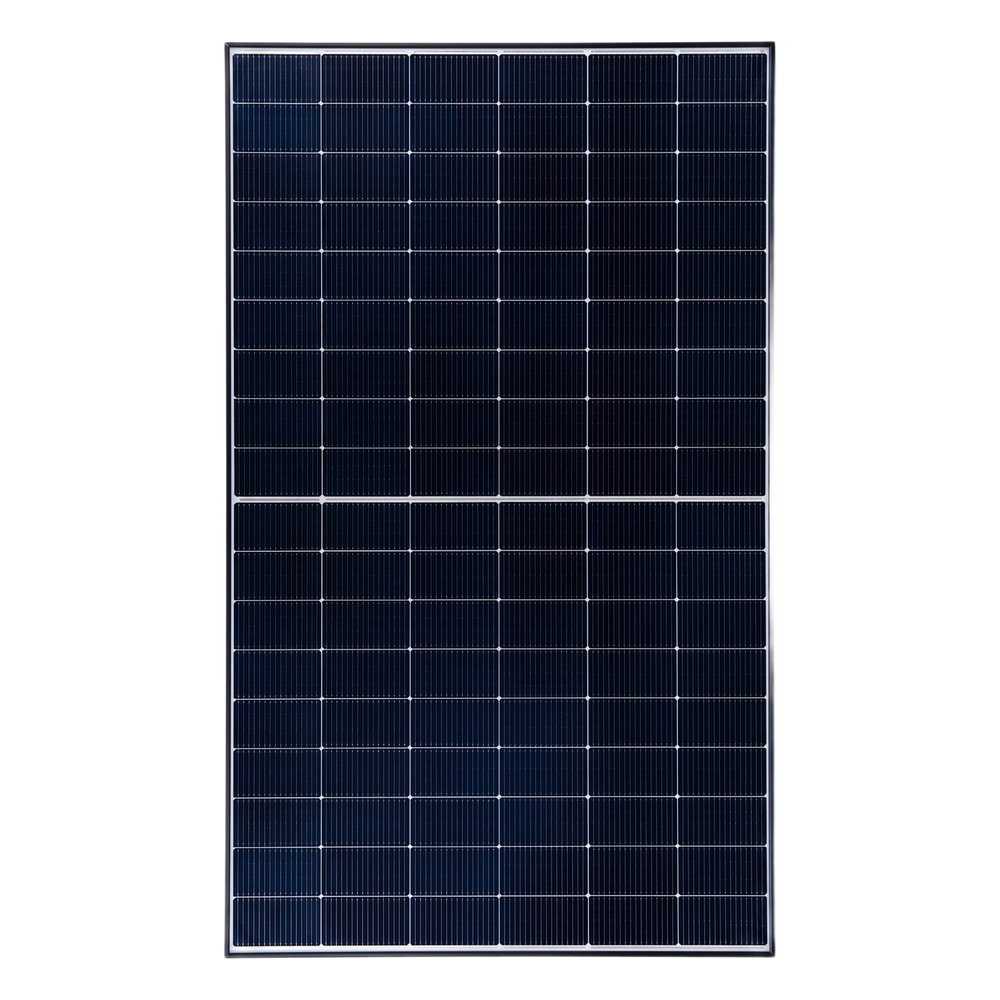 Módulo Solar Bifacial Doble Vidrio / 630W / 49.95 Vcc / Marco de Fibra de Vidrio / Monocristalino N-Type TOPCon / 132 Celdas 182x210 mm / Eficiencia 23.3%
