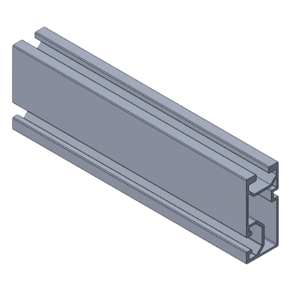 Basel N Rail 4.72 /Riel de Aluminio para Montaje de Modulos Fotovoltaicos / Aluminio Serie 6000 / 3.74 kg por Pieza / Compatible con Techos Planos e Inclinados