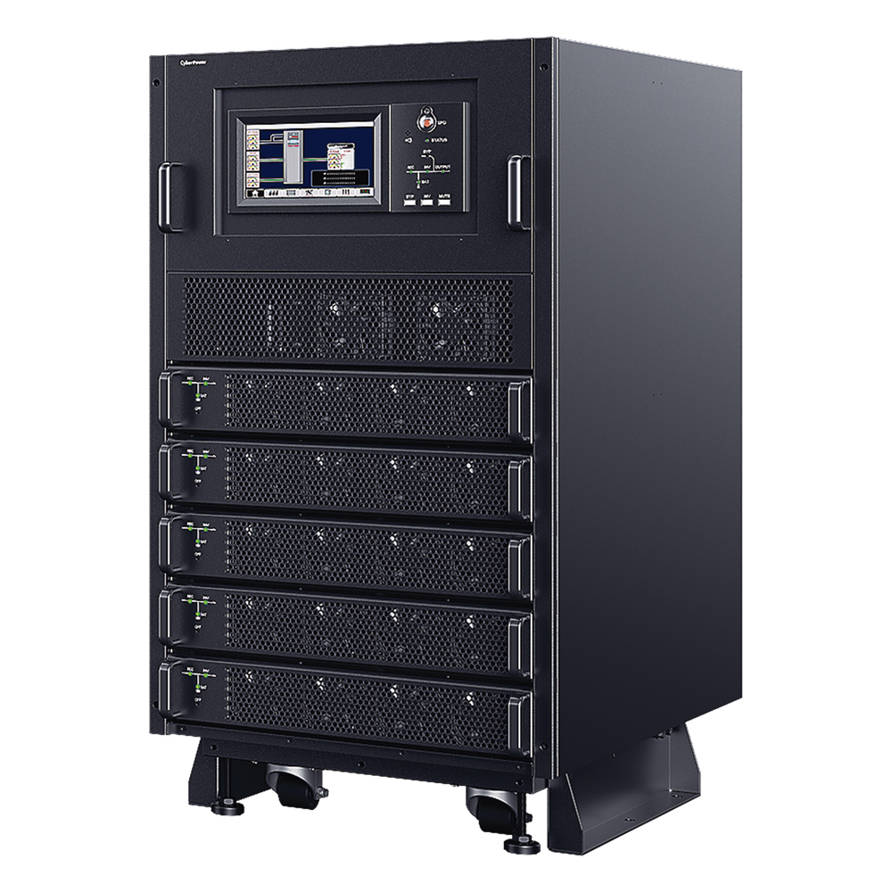 UPS Modular Trifásico Escalable de 40 kVA/40 kW, Topología Online Doble Conversión, Voltaje de 208/220 Vca de L-L, Respaldo de 4 Minutos al 100% de Carga, Incluye Módulo y Banco de Baterías