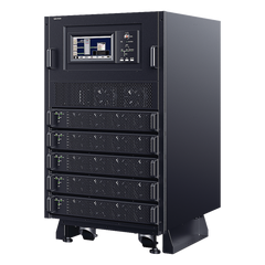UPS Modular Trifásico Escalable de 40 kVA/40 kW, Topología Online Doble Conversión, Voltaje de 208/220 Vca de L-L, Respaldo de 4 Minutos al 100% de Carga, Incluye Módulo y Banco de Baterías