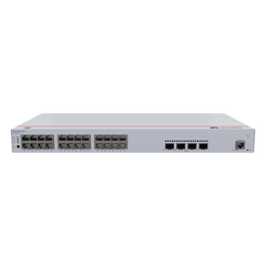 Switch de Distribución/Core Gigabit Administrable PoE Capa 3 / 24 puertos 10/100/1000 Mbps (PoE) / 4 Puertos 10GE SFP+ Uplink / ERPS / Rutas Estáticas / iStack / PoE Perpetuo / 400W / Administración Nube Gratis