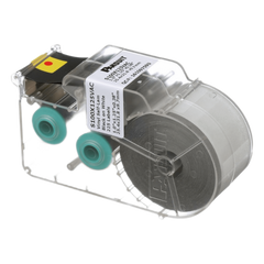 Casete de 225 Etiquetas Autolaminadas de 25.4 x 31.8 mm (1 x 1.25 pulgadas), para Cables de 3 a 7.1 mm (0.12 a 0.28 pulgadas) de Diámetro, Área de Impresión Color Blanco
