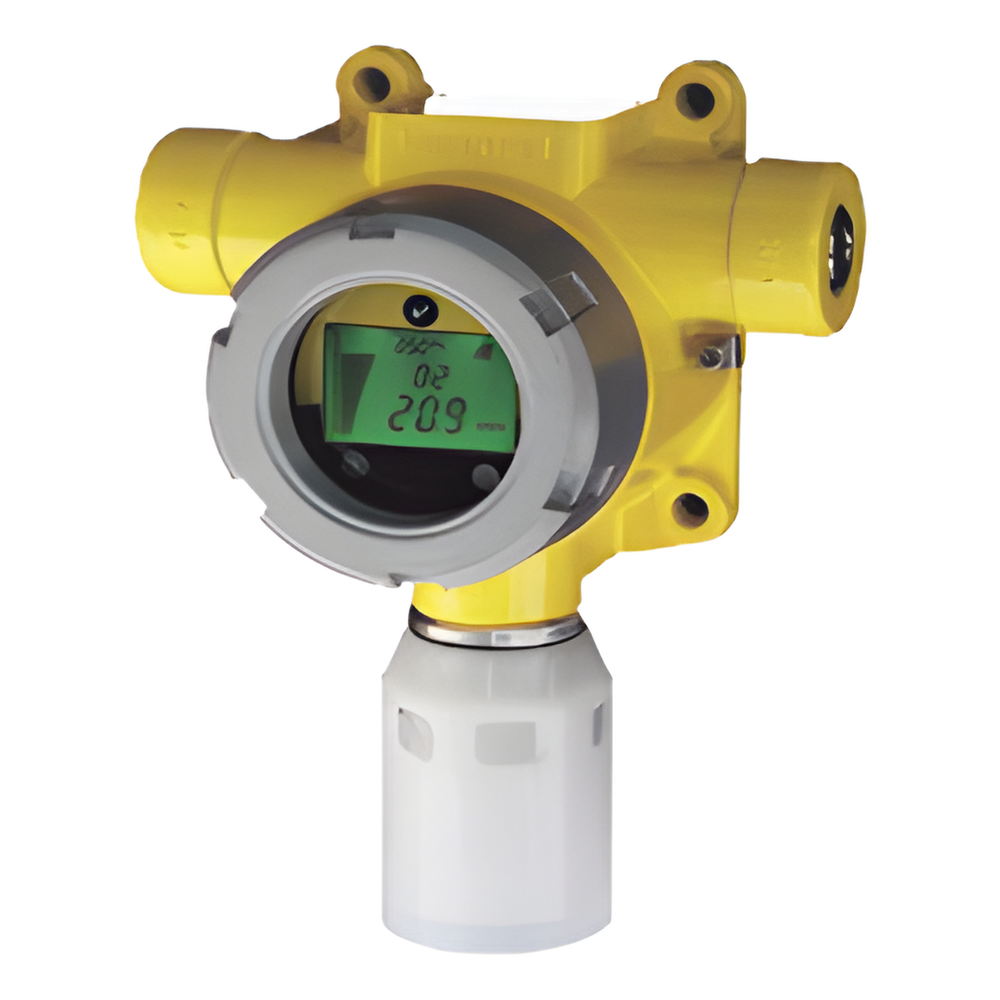Detector de gas industrial con sensor de perla catalítica para gases inflamables 0-100% LEL, salida 4-20 mA y Modbus, certificación UL/c-UL