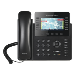Teléfono IP empresarial de 12 Líneas con 5 teclas de función y conferencia de 4 vías, PoE