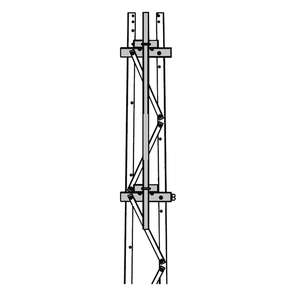 Mástil 2-3/8" x 1.8 m para Montaje en Cara de Torre Super Titan Secciones 3 a 7.