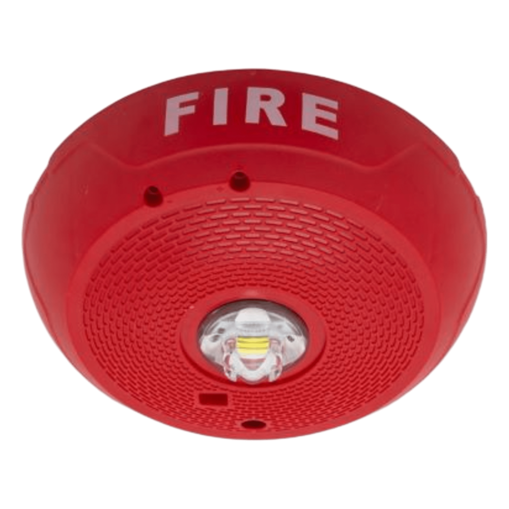 Lámpara estroboscópica LED para techo, sin bocina, candela seleccionable, color rojo, compatible con SpectrAlert