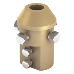 Adaptador de Punta Pararrayo PDC en Mástil 1 1/2".