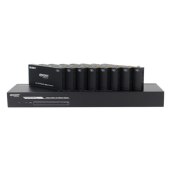 Splitter mas Extensor de Video | 1x8 | ProAV | HDBaseT™ | 120m en 4K@60Hz | 150m en 1080p@60Hz | Cat6/6a/7 | Gestión Avanzada EDID | Control IR y RS232 | PoC | Salida de Audio