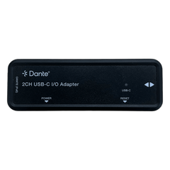 Extensor de Audio Dante® 2CH USB-C I/O Adapter | HDMI 1.4 | 4K@30Hz | Audio 7.1CH HD | USB-C | PoE | Dante® Controller | Latencia Configurable 1-5ms | ESD Protección IEC 61000-4-2