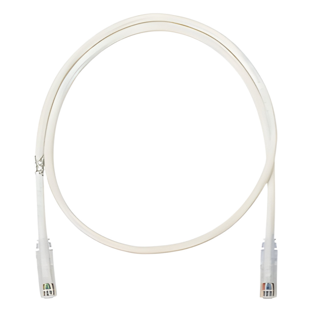 Cable de Parcheo UTP Categoría 6, con Plug Modular en Cada Extremo - 2 Metros (6.56 Pies) - Blanco Mate