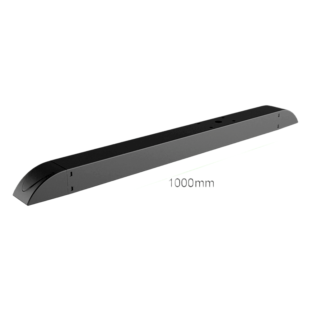 Soporte Estructural para  Videowall con motaje en Piso | Perfil Rectangular  de 1m|  Diámetro de los orificios 20 mm  Post Support 76.5 mm |Incluye Herramientas Allen| 4 Agujeros Pasantes M8