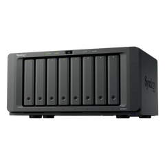 NAS DiskStation DS1825+ | 8 Bahías | AMD Ryzen V1500B | 8 GB DDR4 ECC | Hasta 2,239 MB/s Lectura | 2 Puertos 2.5GbE | Expansión PCIe 3.0 | Compatible con 10GbE y 25GbE | Caché SSD M.2 | Synology DSM.