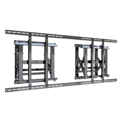 Soporte Estructural Modular para Pantallas | Altura Ajustable de 200 mm a 1600 mm | Ancho 600 mm | Profundidad 134 mm a 300 mm | Diseño Metálico| Compatible con Diferentes Tamaños de Pantallas |Soporta Formato Horizontal y Vertical.