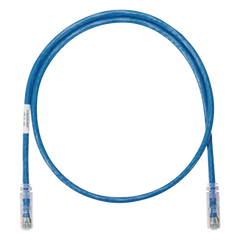 Cable de Parcheo UTP Categoría 6, con Plug Modular en Cada Extremo - 0.3 Metros (1 Pie) - Azul